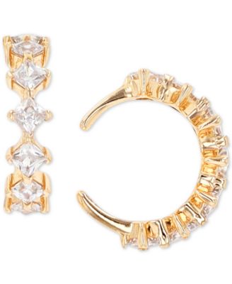 Macy's - Cubic Zirconia Princess Cut Ear Cuffs