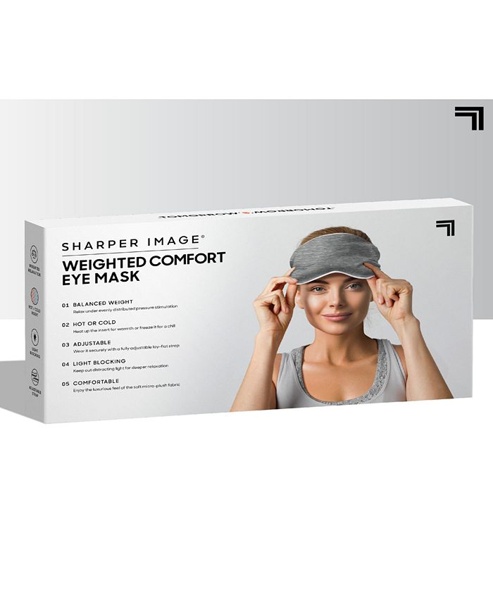 Sharper Image Weighted Comfort Eye Mask Macy's