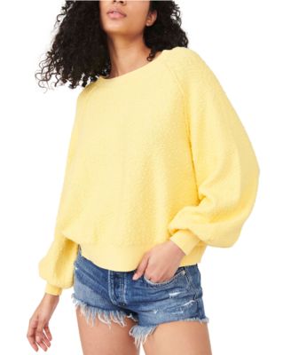 macys yellow sweater