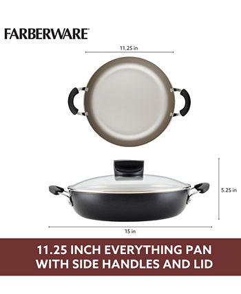 Farberware Smart Control Aluminum Nonstick Everything Chef's Pan with Lid,  11.25 Inch & Reviews