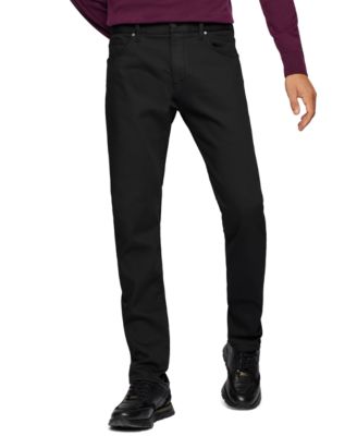 Hugo Boss - Men's Black Tapered-Fit Jeans