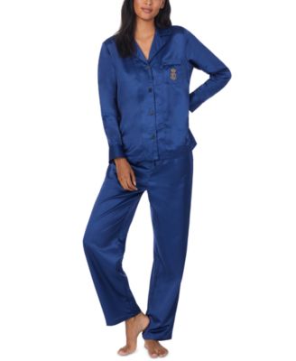 lauren ralph lauren women's satin pajama set