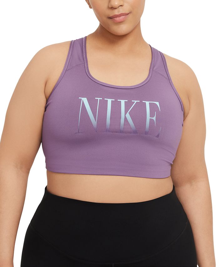 Nike Plus Size DriFit Graphic Sports Bra Macy's
