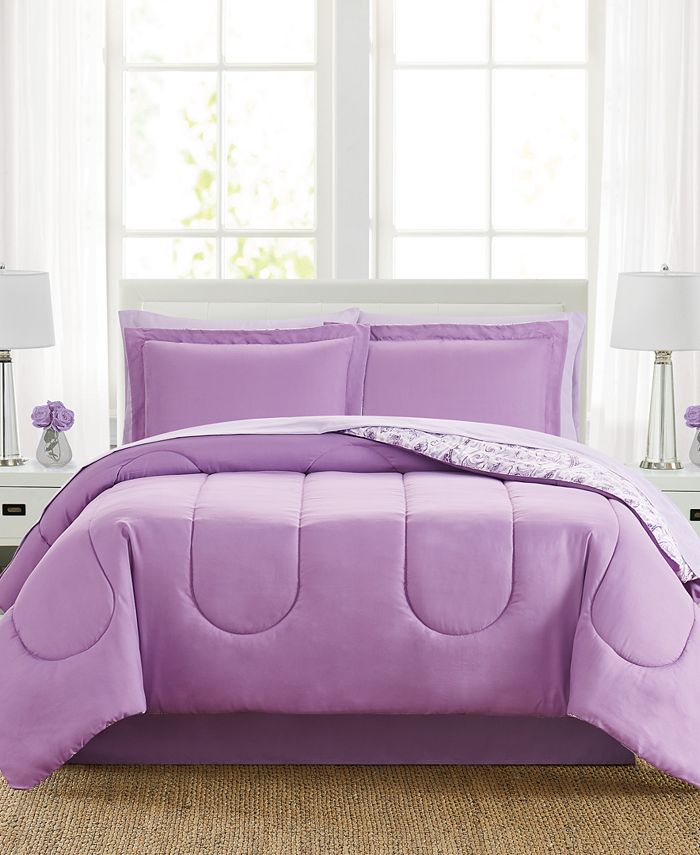 Pem America Caley 8Pc. Queen Comforter Set, Created for Macy's Macy's