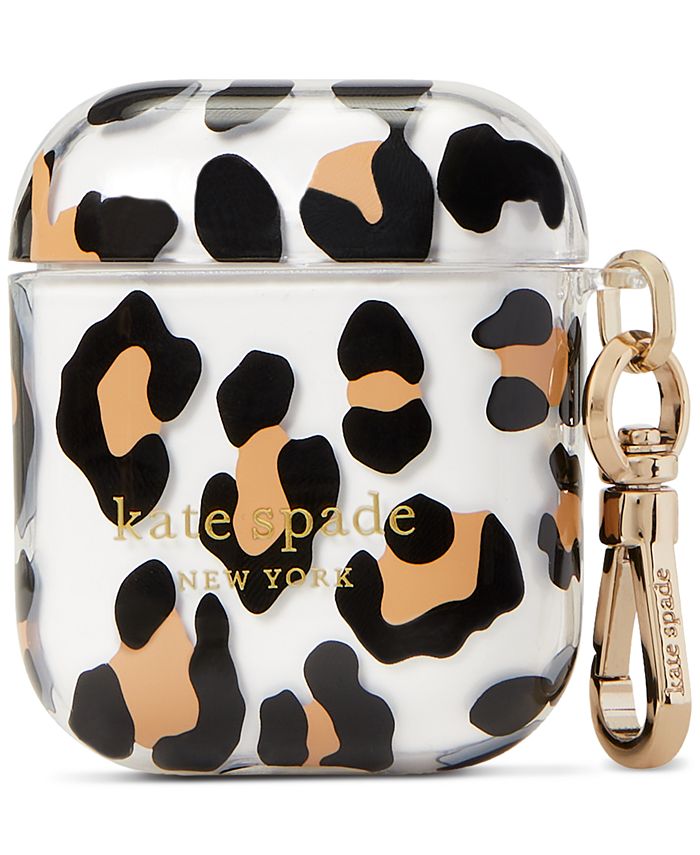 Cheetah print top airpod case