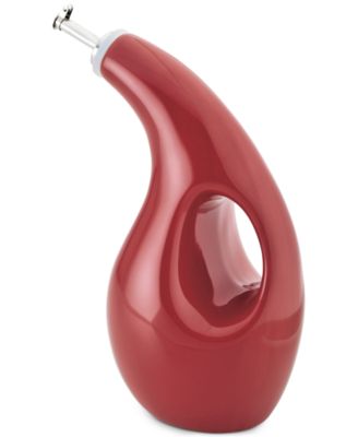 Ceramic EVOO Oil and Vinegar Dispensing Bottle, 24-Ounce