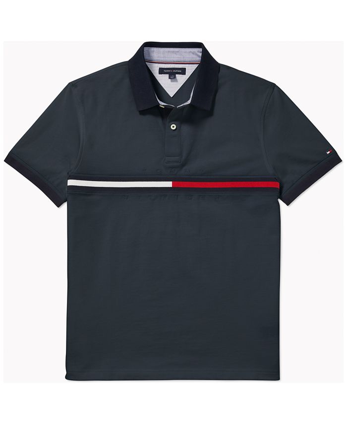 Tommy Hilfiger - Men's Custom-Fit Tanner Polo Shirt with Magnetic Buttons
