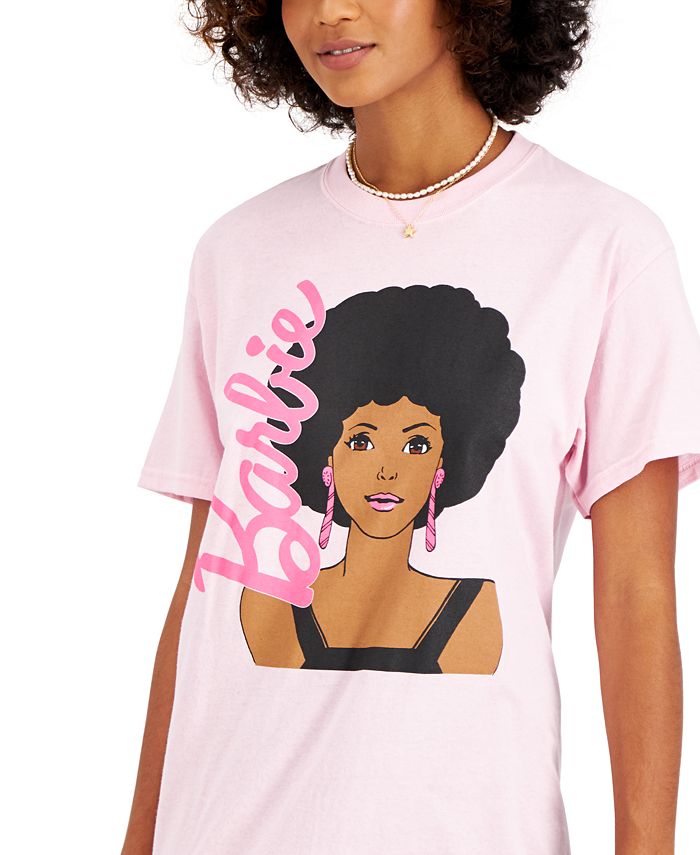 Barbie Juniors' Graphic-Print T-Shirt - Macy's