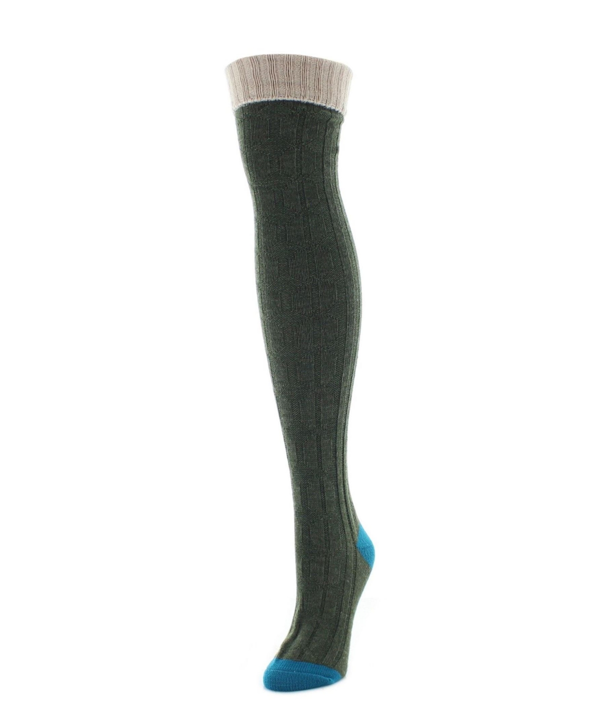 Women's Mixed Color Over The Knee Socks - Rosin