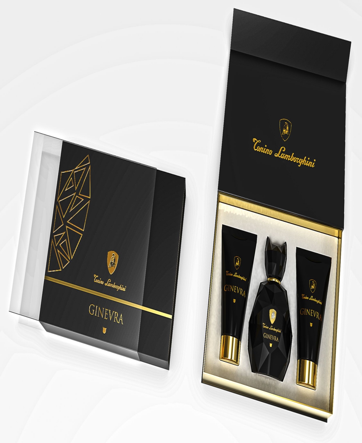 Women's Ginevra 3-Piece Gift Set - Black