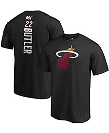 Men's Jimmy Butler Black Miami Heat Playmaker Name Number T-shirt