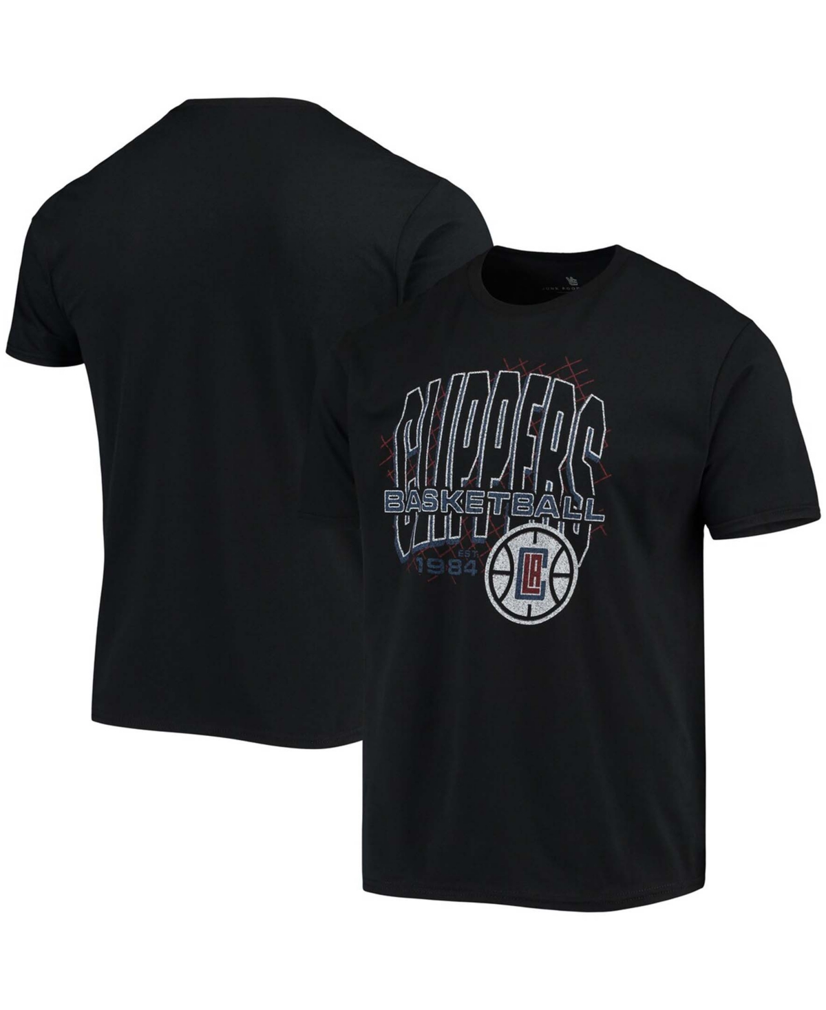 Men's Black La Clippers Playground T-shirt - Black