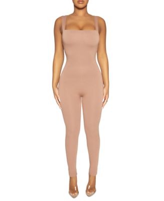 Naked Wardrobe Stretch Sleeveless Jumpsuit - Macy's