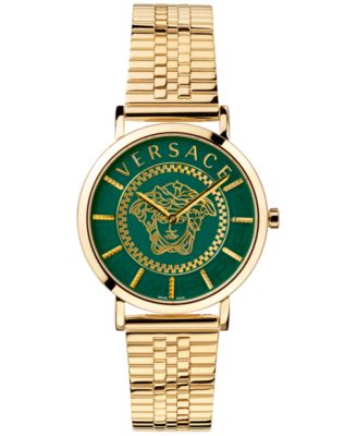 macy's versace women's watch