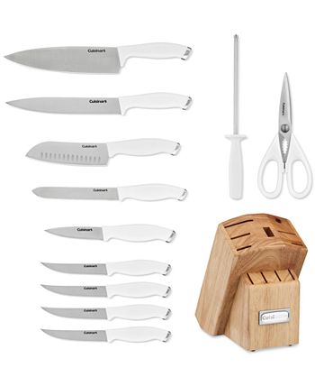 Cuisinart 12-Pc. Soft Grip Metallic Coated Cutlery Set - Macy's