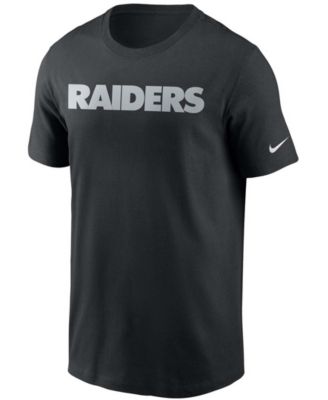 Men's Black Las Vegas Raiders Team Wordmark T-shirt