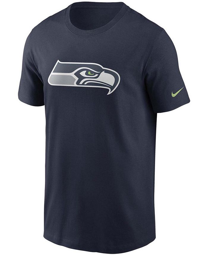 Nike Men's College Navy Seattle Seahawks Primary Logo T-shirt - Macy's