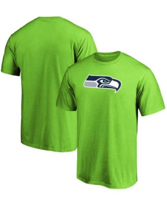 Fanatics Men's Neon Green Seattle Seahawks Primary Logo Team T-shirt ...