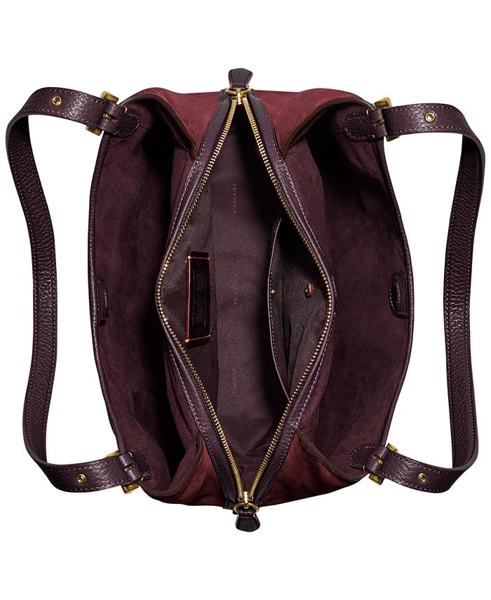COACH Lori Mixed Leather Shoulder Bag & Reviews - Handbags ...
