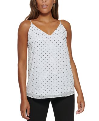 Calvin Klein - Textured Dot Camisole Top