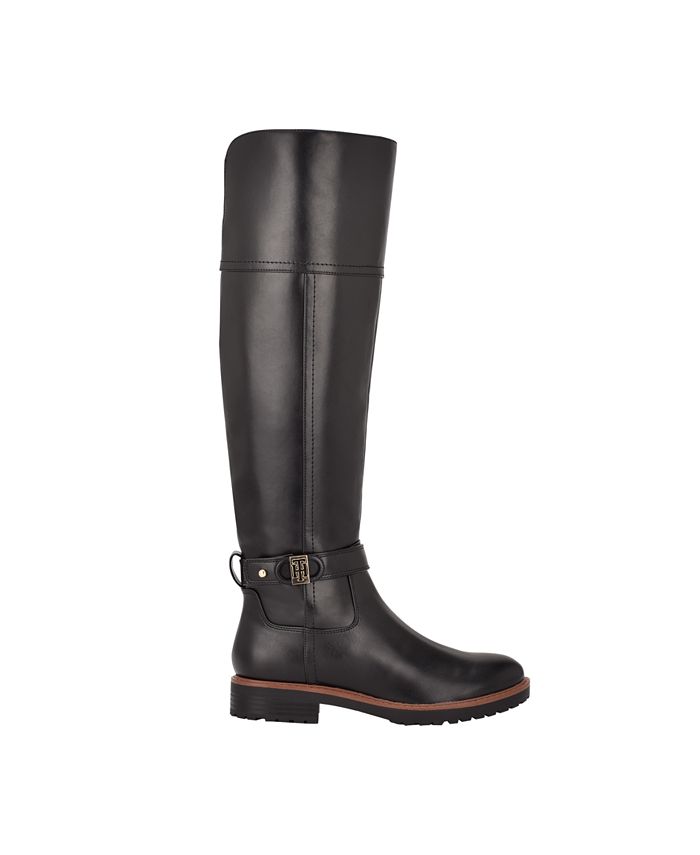 Tommy Hilfiger Women's Felvia Lug Bottom Riding Boots & Reviews - Boots ...