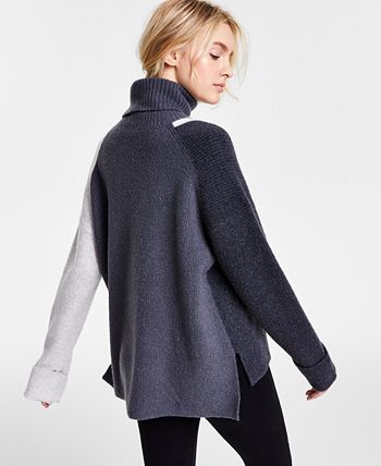 French Connection - Colorblocked Turtleneck Sweater