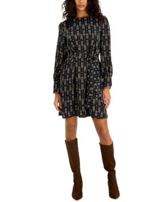 Marella - Billy A-Line Patterned Dress