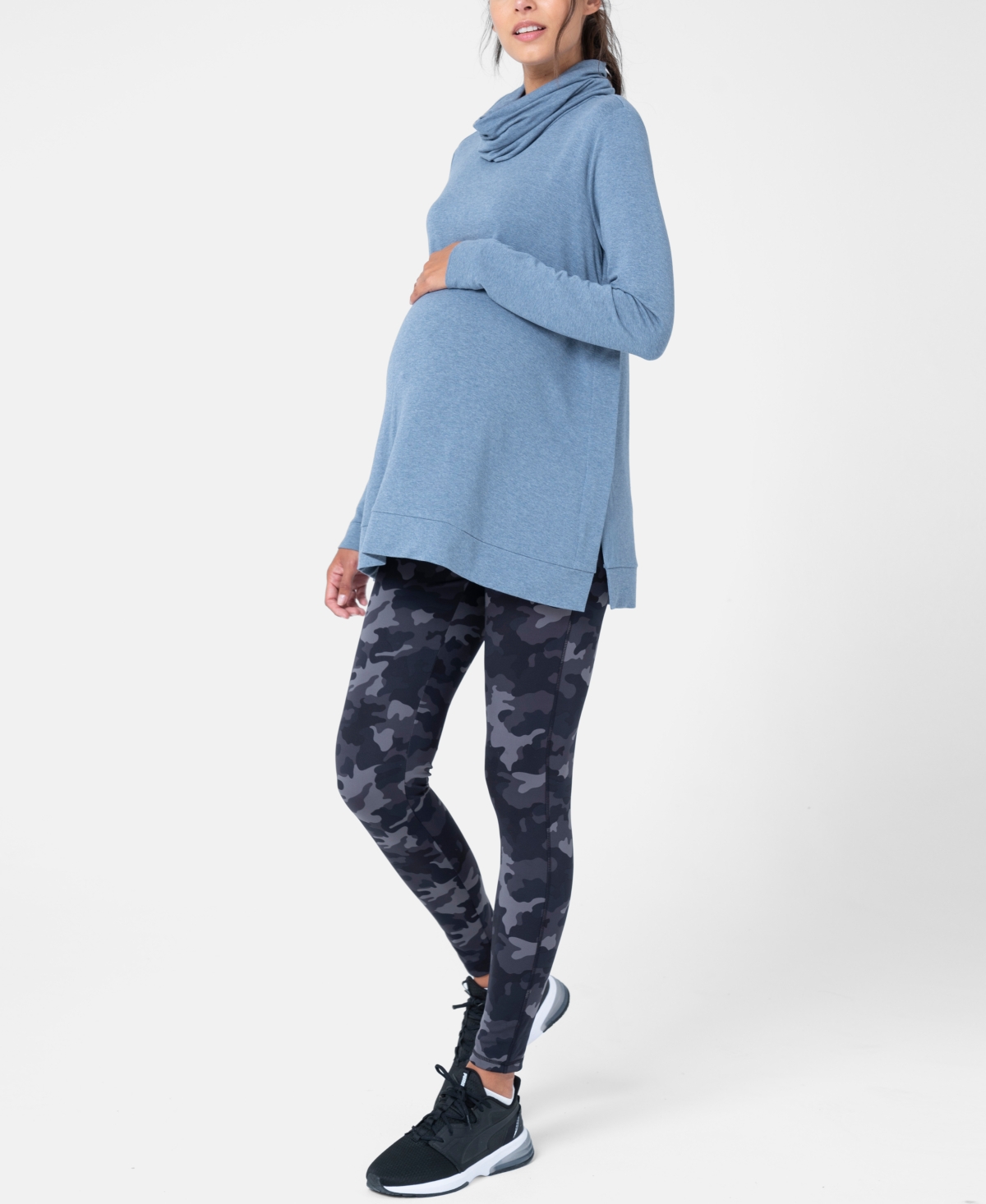 SERAPHINE WOMEN'S ROLL NECK MATERNITY NURSING TOP 