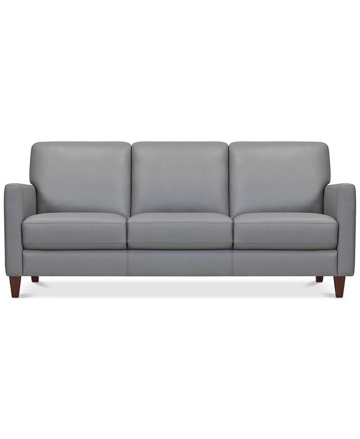 Furniture Tonie 82" Leather Sofa, Created for Macy's & Reviews
