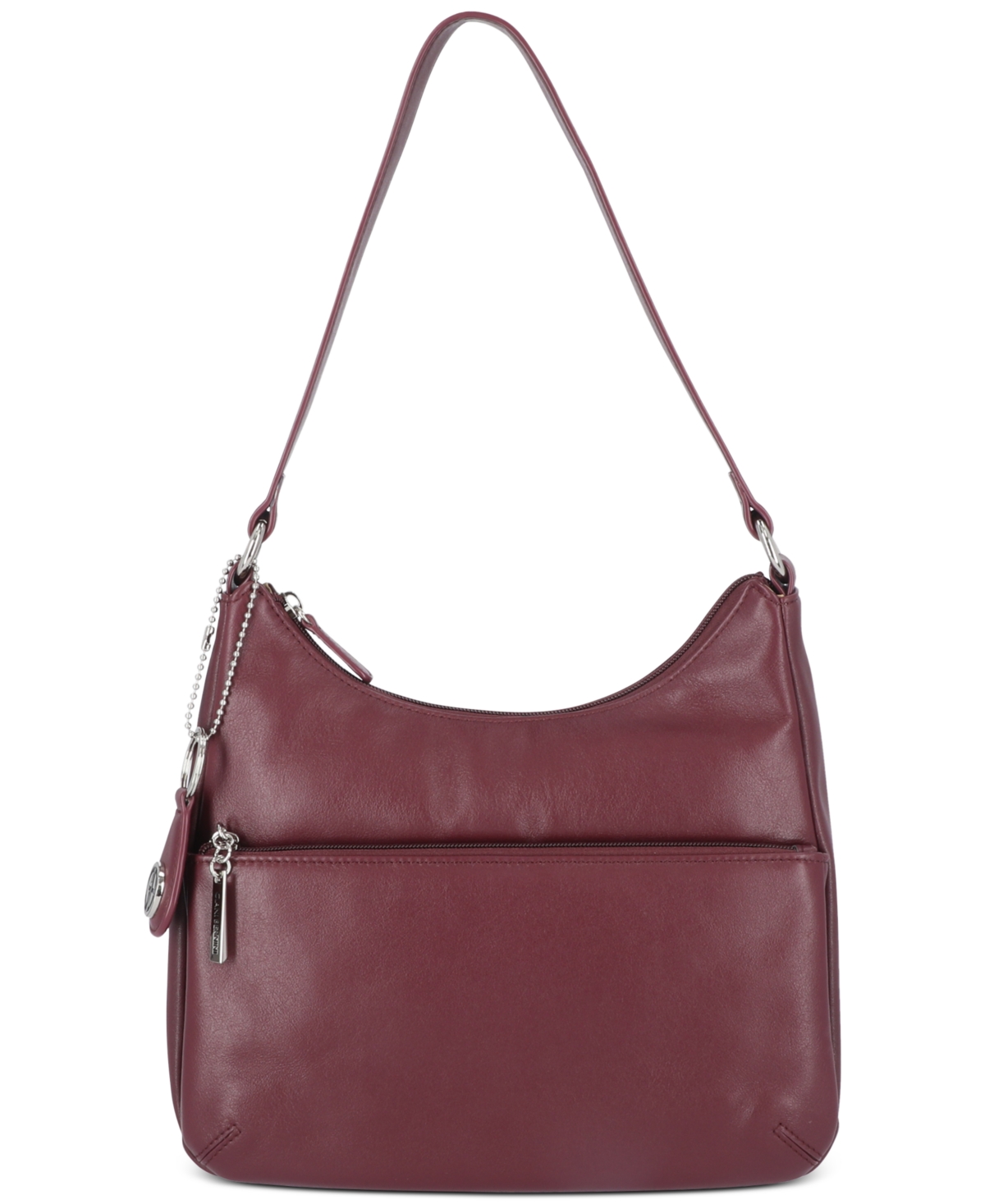 Giani Bernini Nappa Leather Hobo Bag, Created For Macy's In Flax