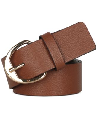Michael Kors Women's 38 MM Pebble Leather Belt & Reviews - Belts - Handbags  & Accessories - Macy's