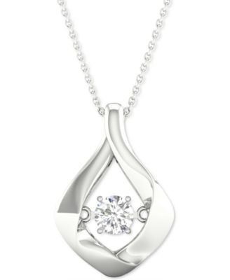 twinkling diamond pendant