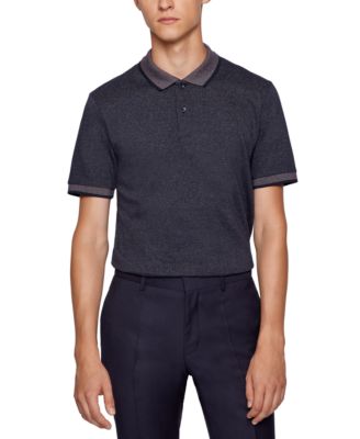 polo shirt with peace sign