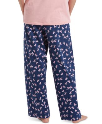 Women's Sleepwell Printed Knit Capri Pajama Pant Made with Temperature Regulating Technology