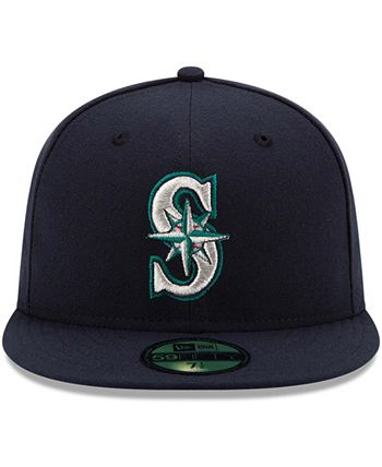 New Era - Men's Navy Seattle Mariners Authentic Collection On Field 59FIFTY Fitted Hat