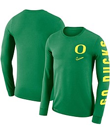 Men's Green Oregon Ducks Local Mantra Performance Long Sleeve T-Shirt