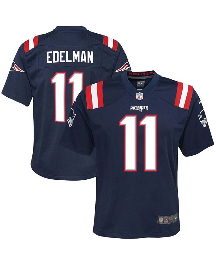 Nike Big Boys and Girls Julian Edelman New England Patriots Game Jersey -  Macy's