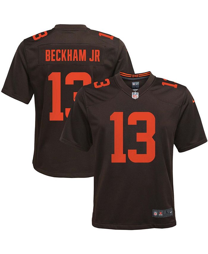Men's Nike Odell Beckham Jr Orange Cleveland Browns Game Jersey