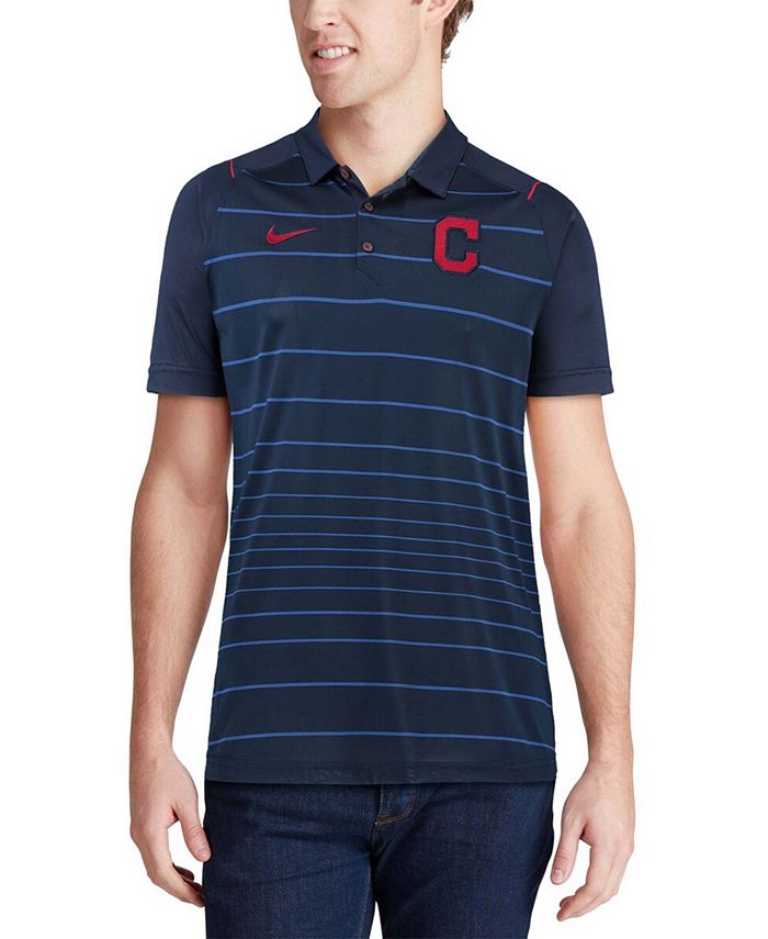 Nike - Men's Cleveland Indians Stripe Polo