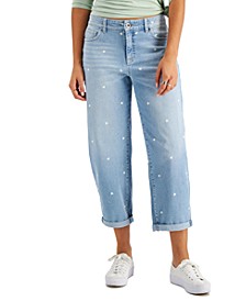 Vintage Curved Leg Cropped Jean, Created for Macy's