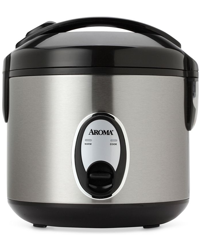 Aroma Professional Cool Touch 8-cup Stainless Steel Rice Cooker, Rice  Cookers