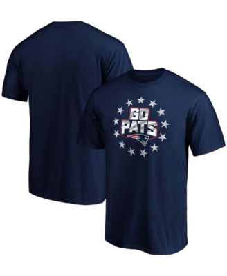Men's Navy New England Patriots Hometown Go Pats T-shirt