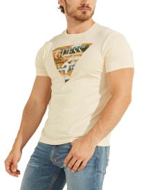 Men's Outdoor-Theme Logo Print T-Shirt