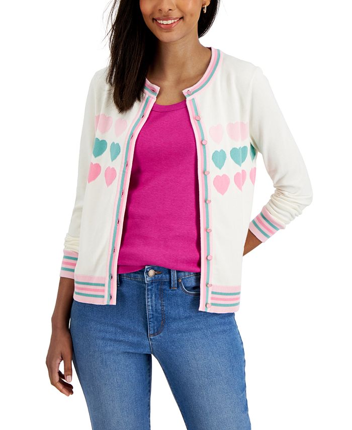 Heart discount club cardigan
