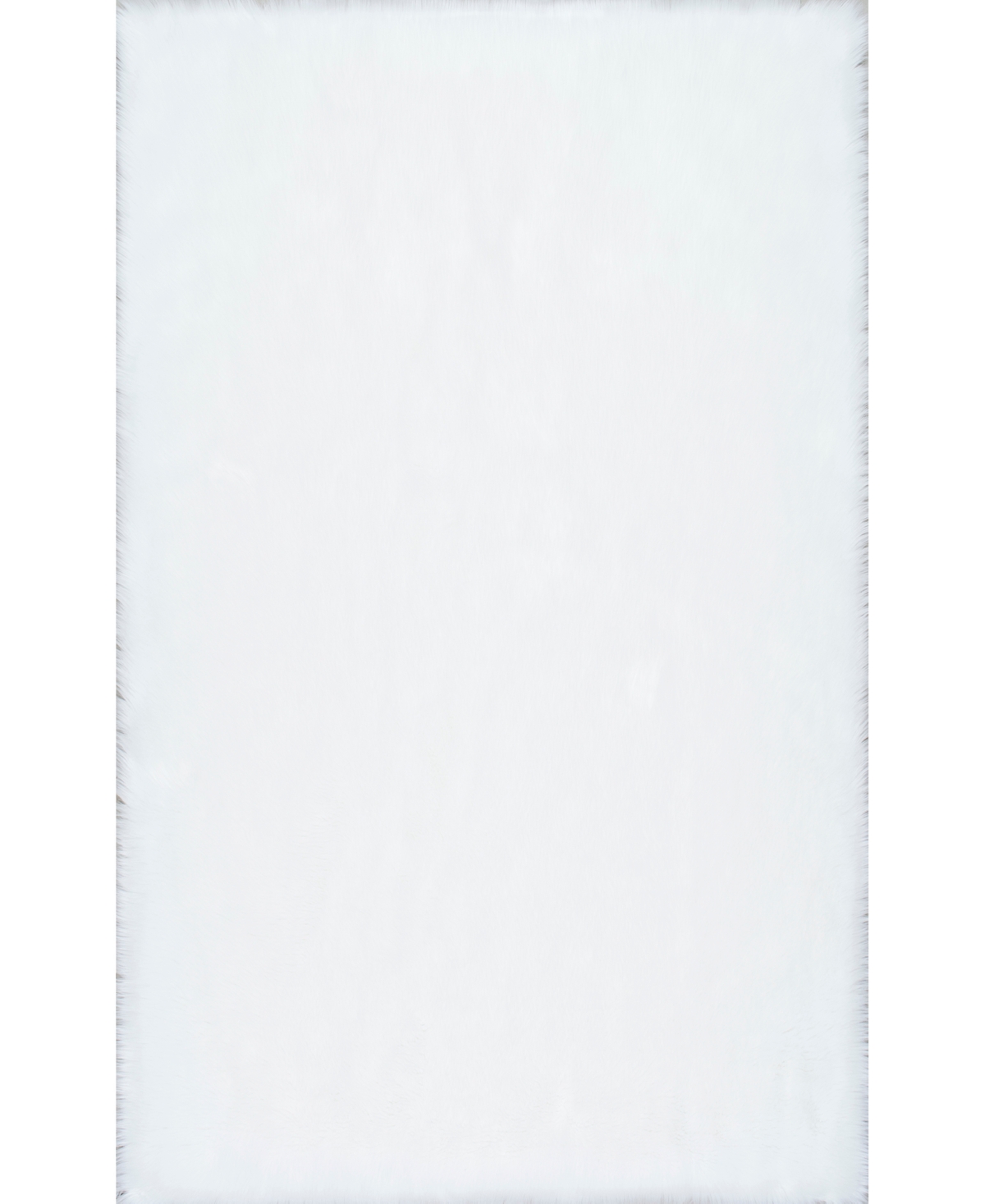 nuLoom Fluffy HJFL01A 5' x 8' Area Rug - White
