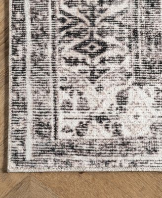 Nuloom Aurora Hjau03a Machine-washable 5' X 8' Area Rug In Silver-tone