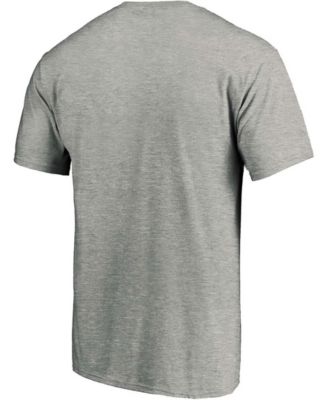 Men's Heathered Gray Washington Nationals Heart Soul T-shirt