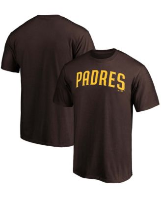 Photo 1 of Men's Brown San Diego Padres Official Wordmark T-shirt medium