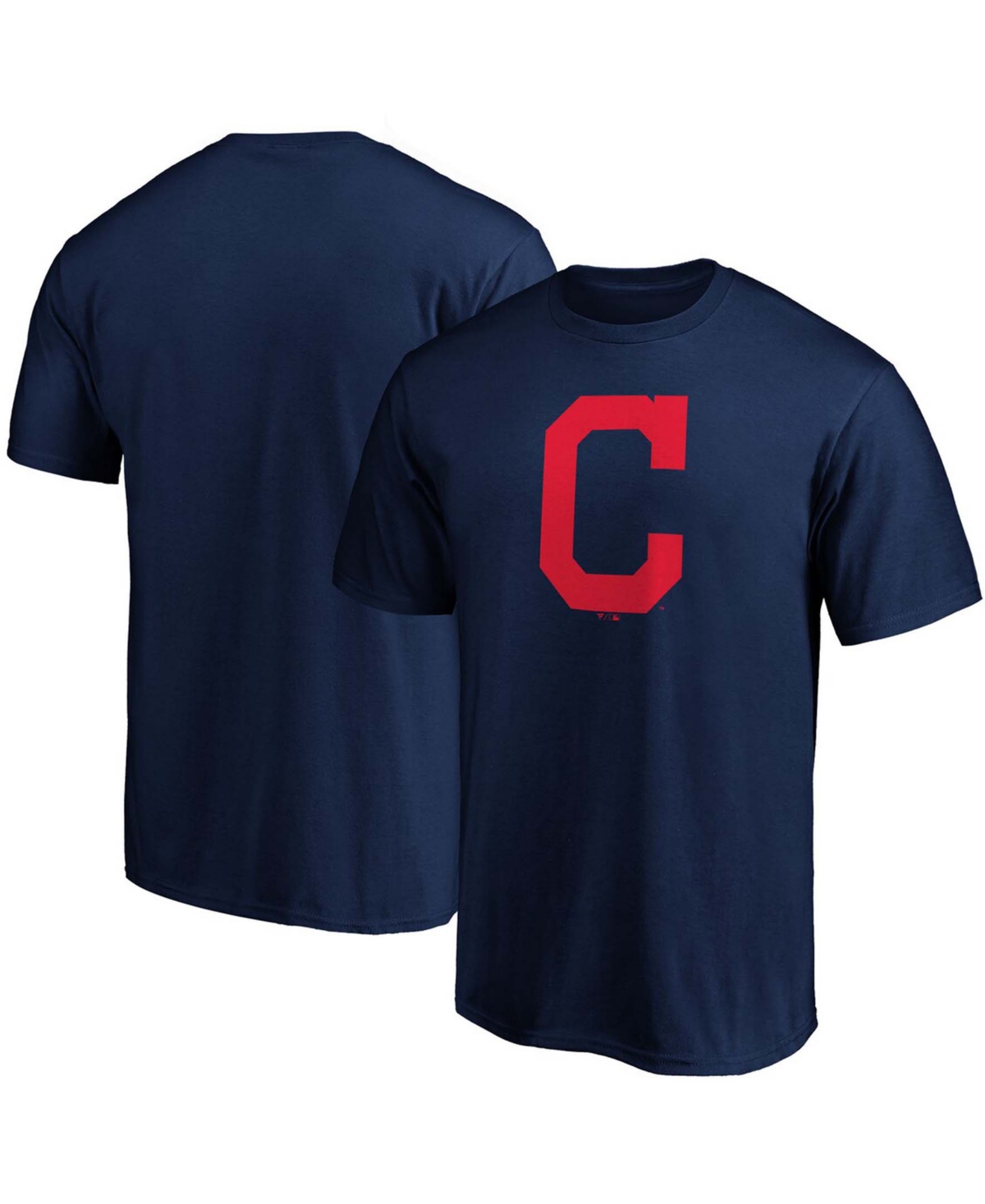 Men'sCleveland Indians Official Logo T-shirt - Navy