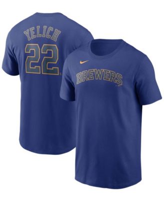 Milwaukee Brewers Nike Practice Performance T-Shirt - Royal